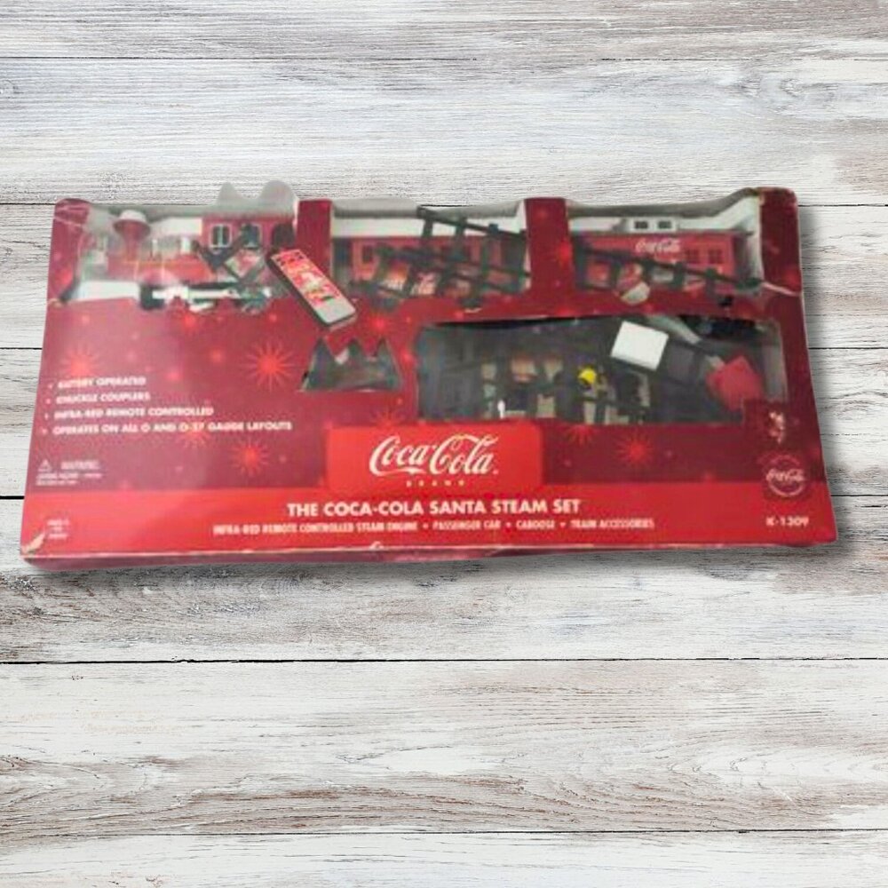 The Coca-Cola Santa Steam Set Train Set
